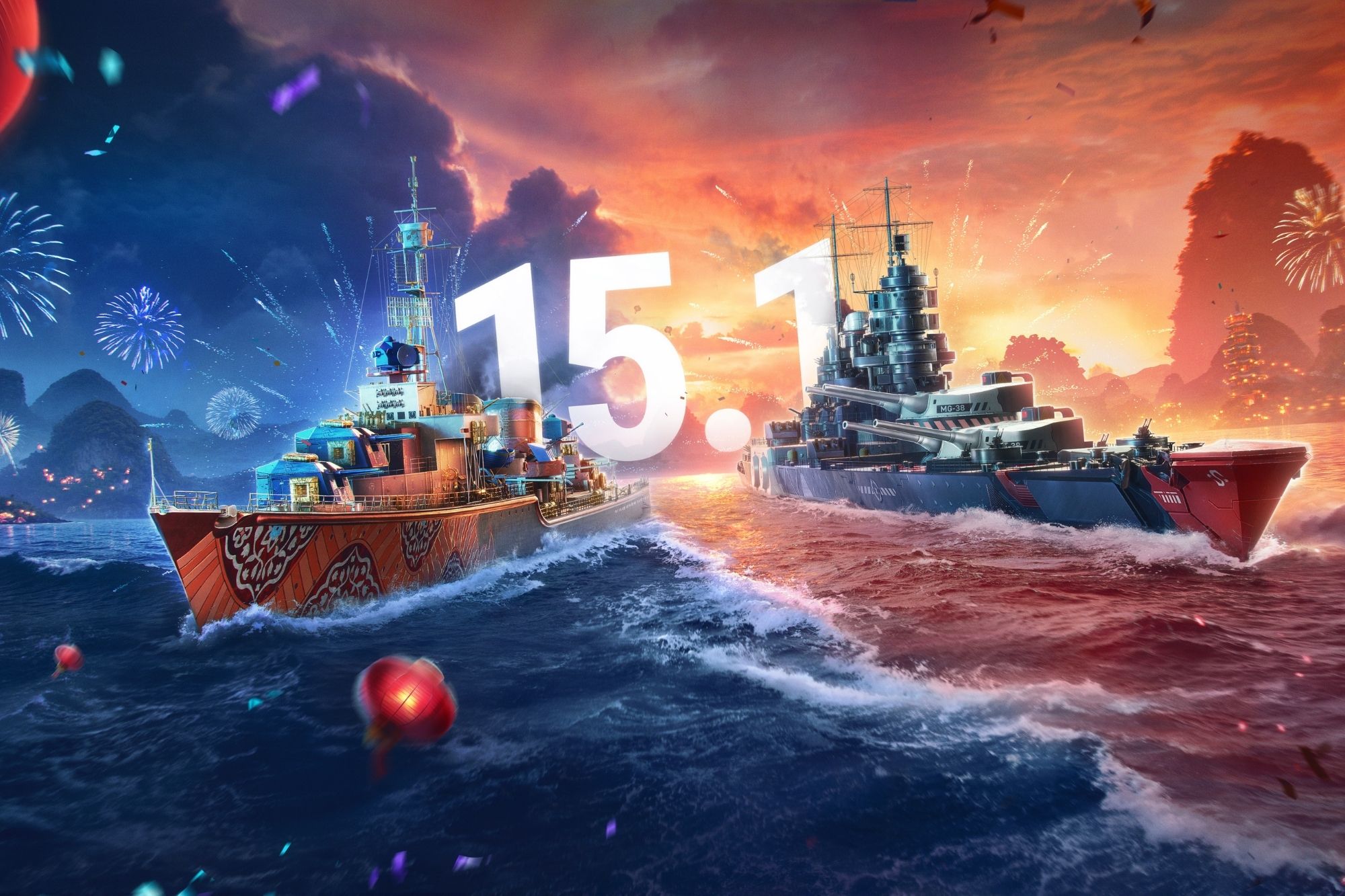 戰艦世界15.1版本更新登場｜農曆新年慶典全面啟動與多項玩法革新同步上線