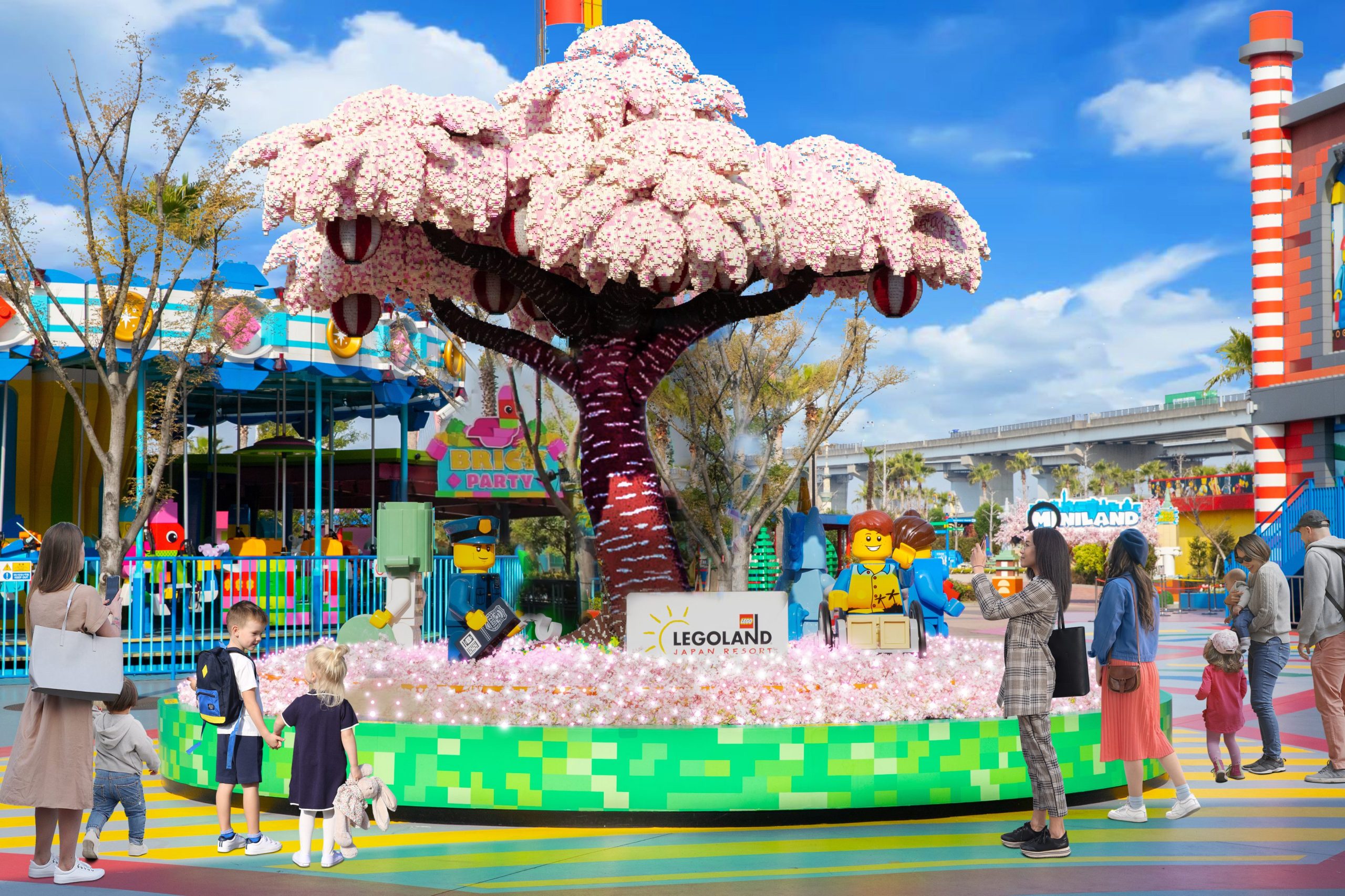 櫻花紛飛日本樂高樂園LEGOLAND Japan春季慶典313盛大展開2