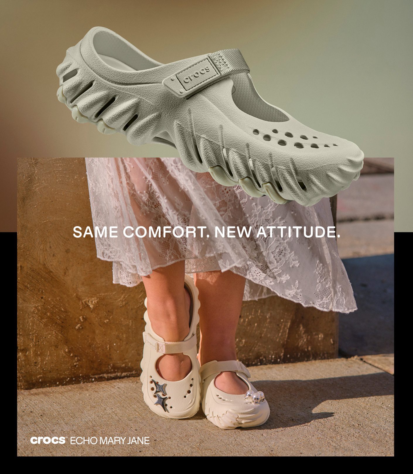 甜酷出擊！Crocs Echo情人節新作瑪莉珍風格超搶眼 1