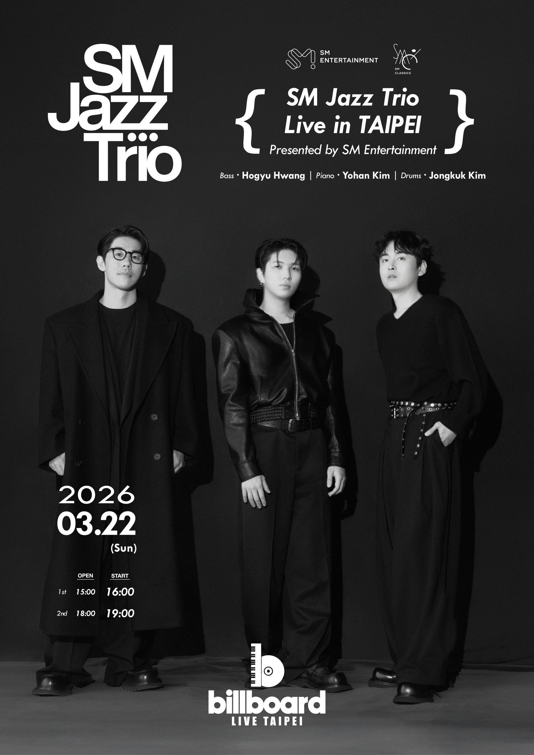 Billboard Live TAIPEI韓流接棒演出三連發｜SM Jazz Trio、SORAN、SHAUN接力登台 (2)