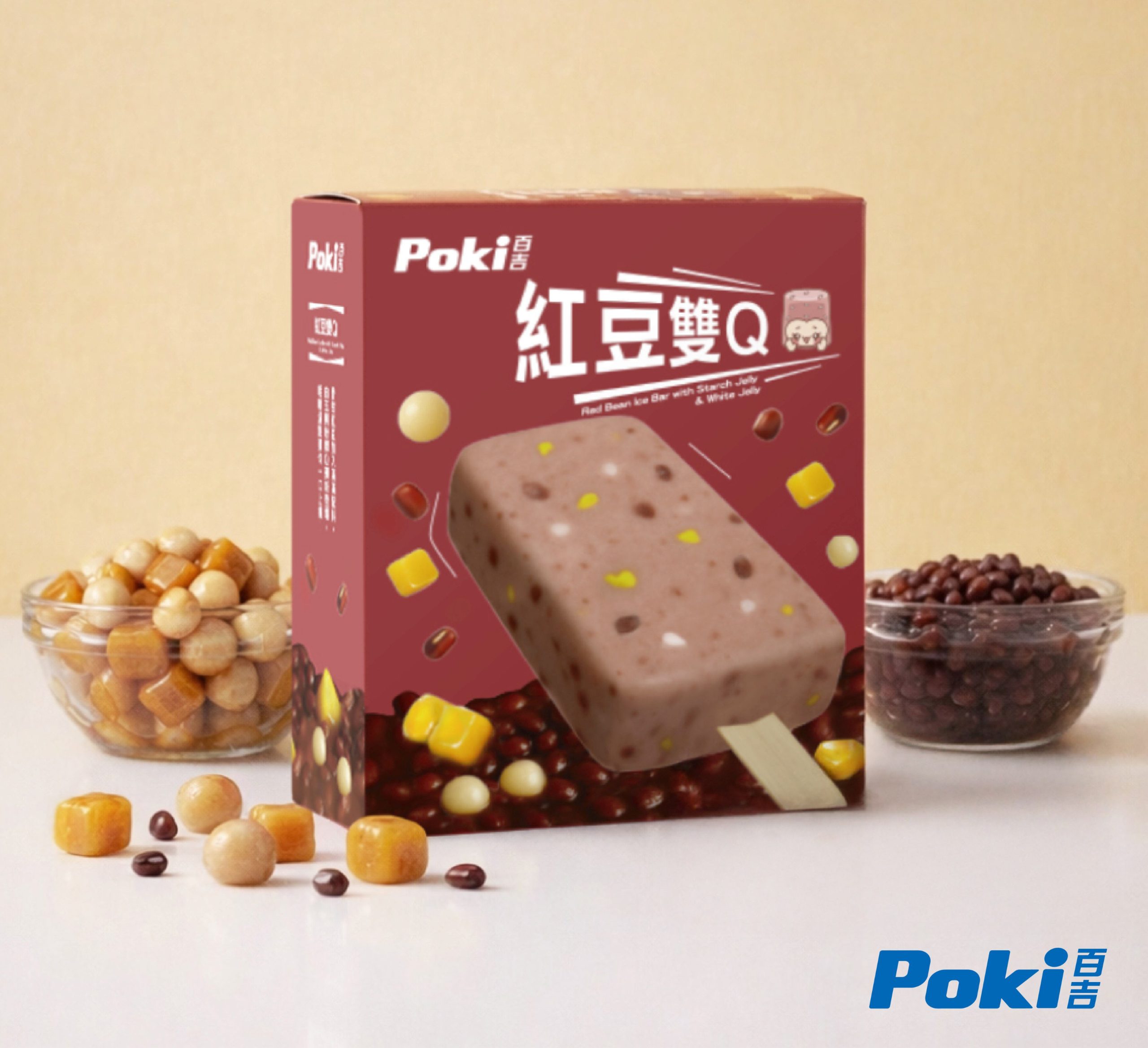 Poki 百吉三款懷舊冰品登場　紅豆雙Q與孔雀餅乾雪糕掀話題 (5)