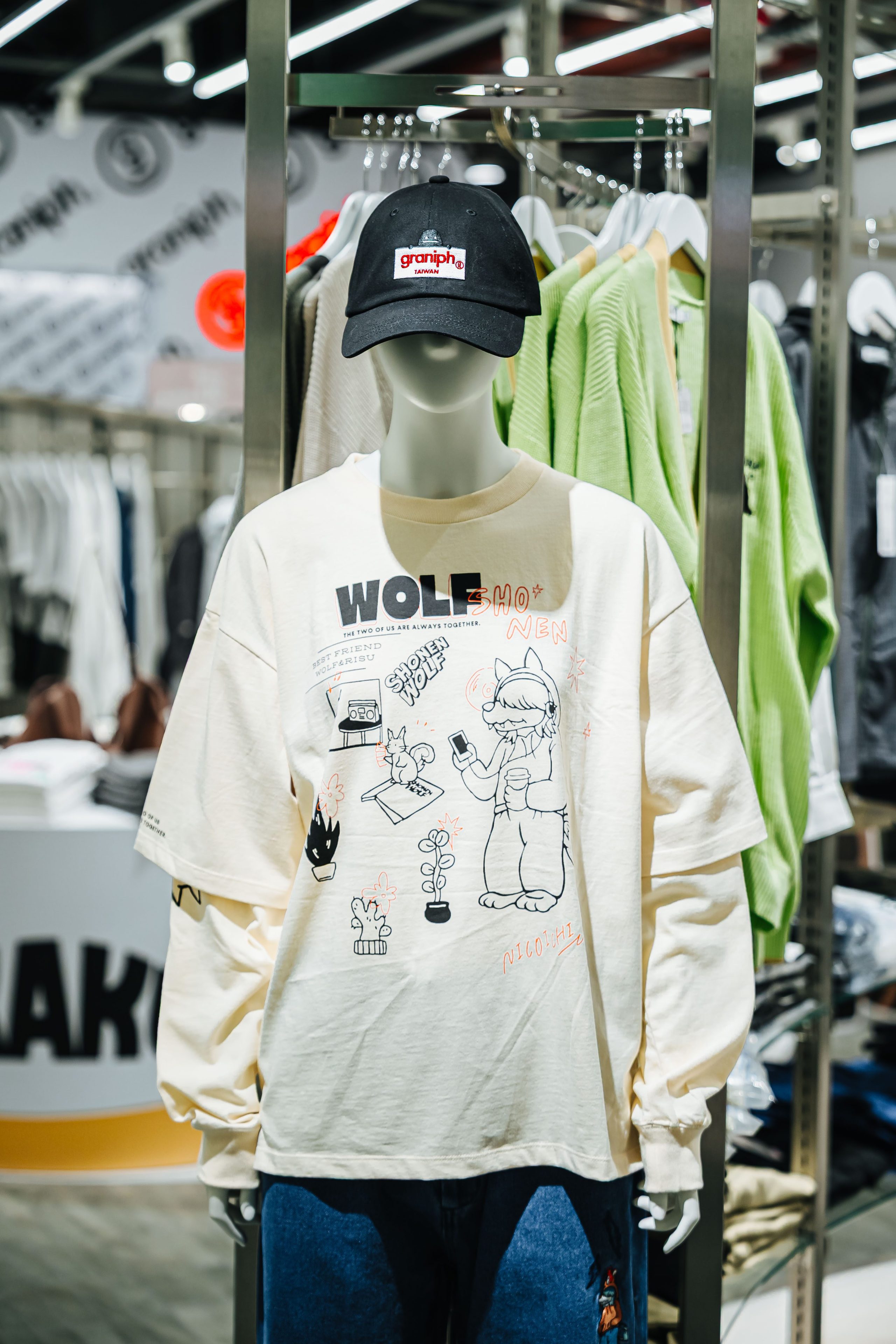Graniph台灣週年限定登場｜LaLaport南港店聯名服飾熱賣 (9)