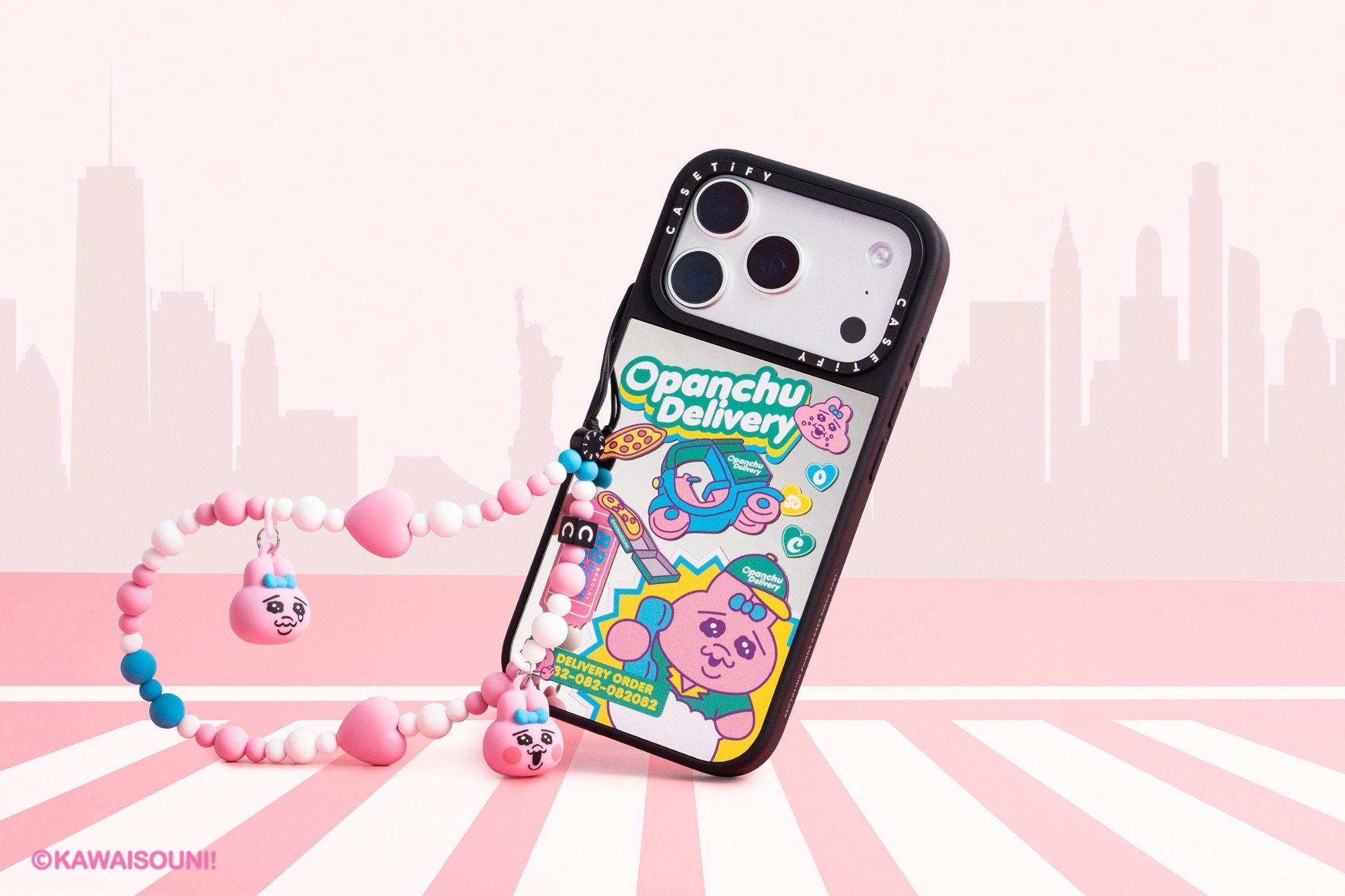 粉色萌兔魅力席捲配件界 Opanchu Usagi x CASETiFY 聯名系列登場4