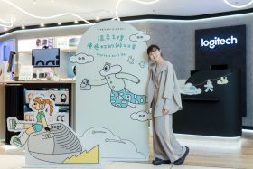 羅技女子節跨界包大山｜Ergo迷霧灰鍵鼠療癒登場