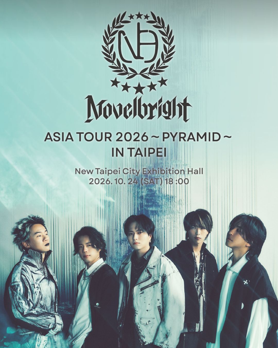 Novelbright台北壓軸開唱確定 10月攜《PYRAMID》登新北