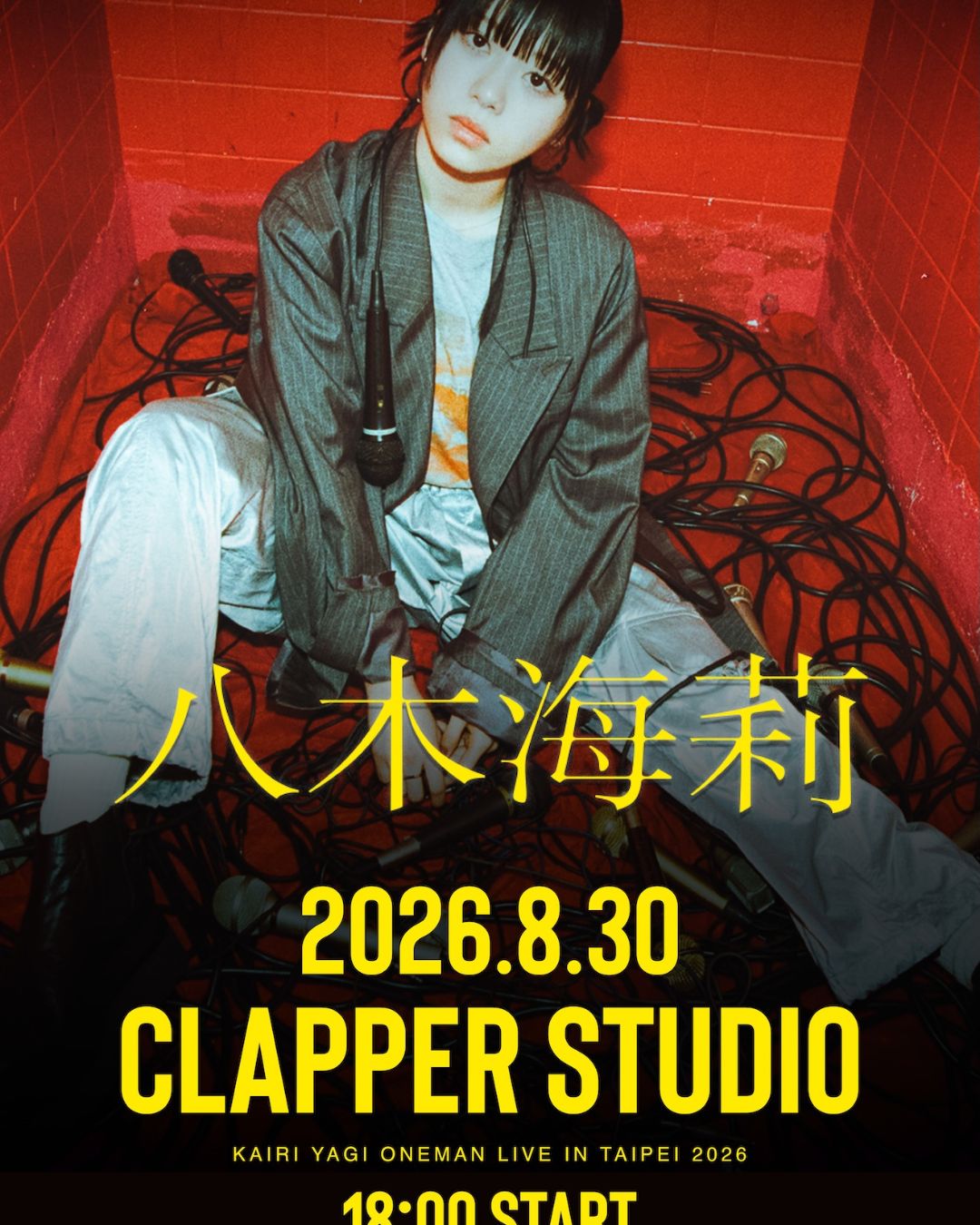 八木海莉台北專場敲定 五週年前夕首度海外開唱