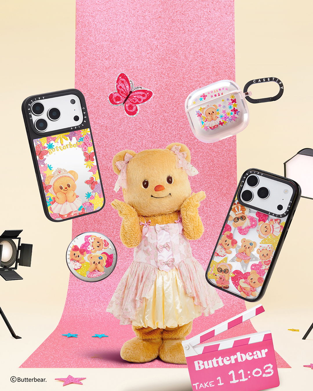 CASETiFY 520告白配件｜Butterbear、雙星仙子、飛天小女警與Hello Kitty甜蜜聯名登場 (10)