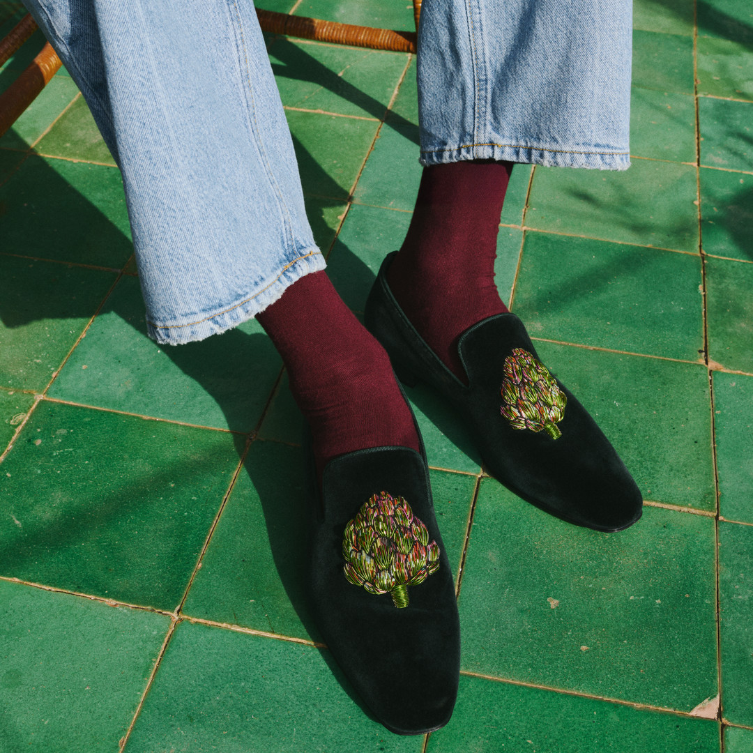 Christian Louboutin秋冬女裝以花園工藝綻放 (5)