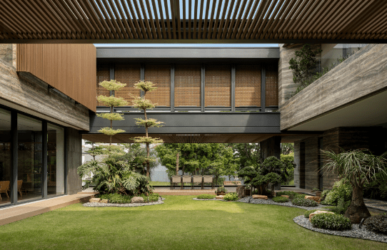 KantorGG操刀SE House｜熱帶氣候下的靜謐庭院式豪宅典範 (4)
