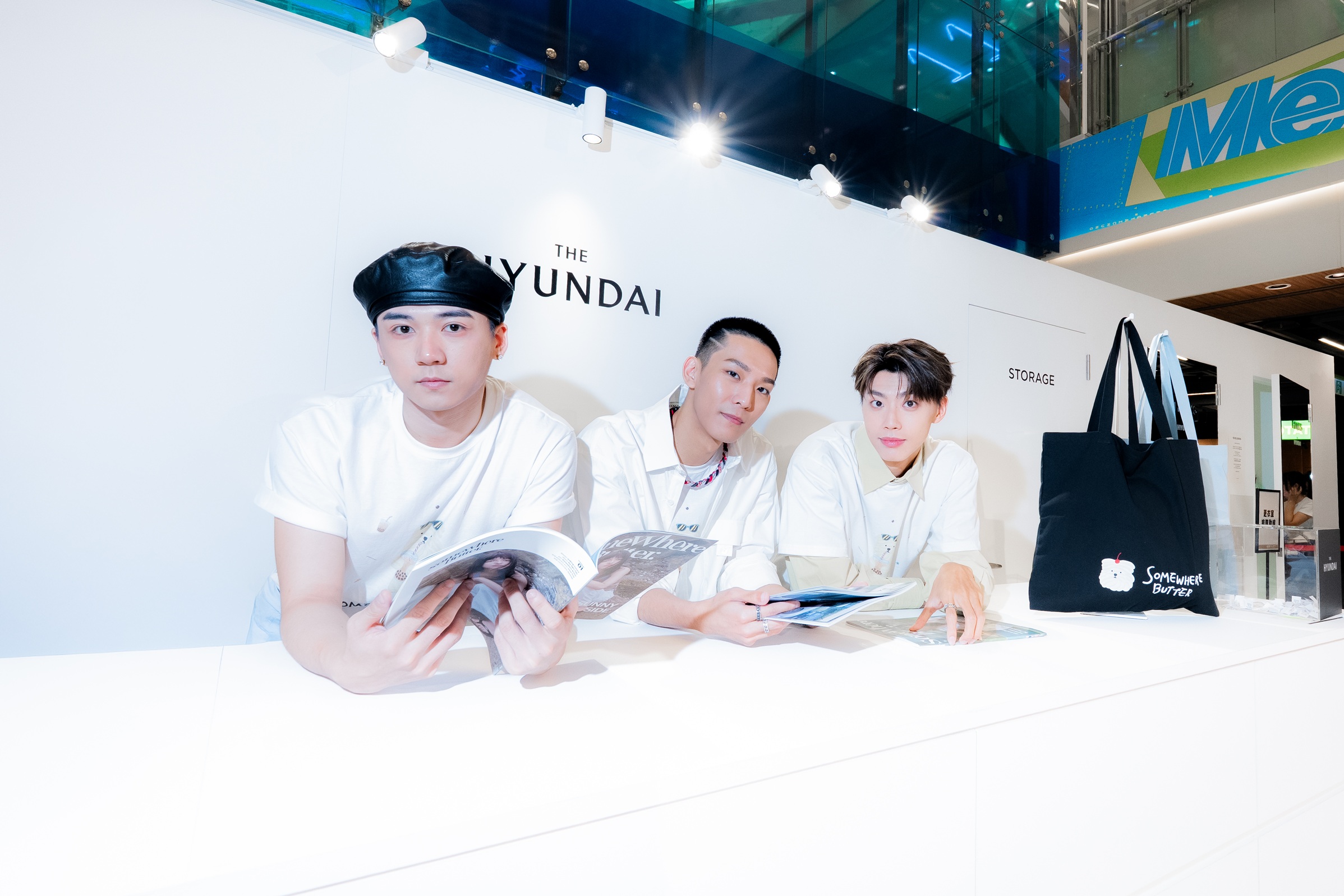Ozone三帥現身THE HYUNDAI快閃店｜韓系珍奶穿搭成全場焦點 (5)