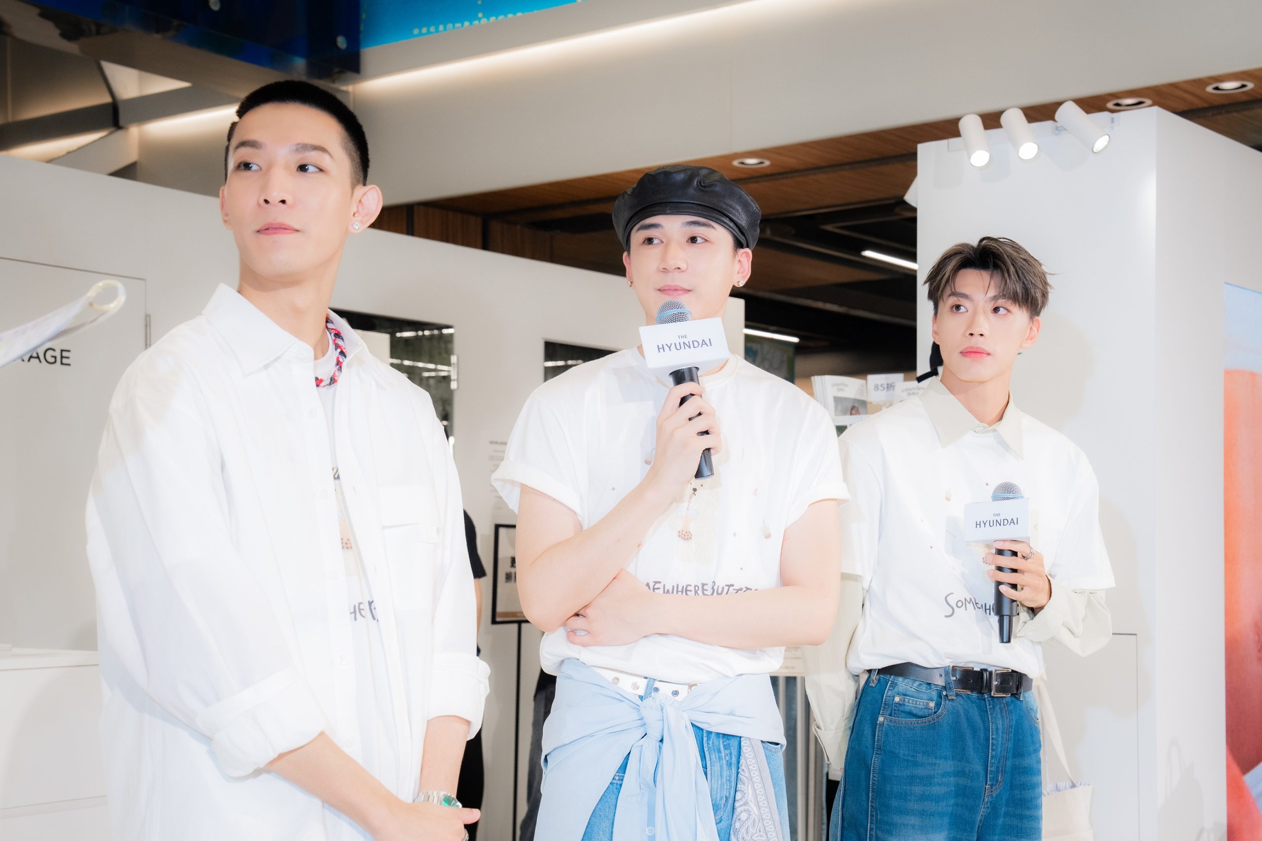 Ozone三帥現身THE HYUNDAI快閃店｜韓系珍奶穿搭成全場焦點 (7)