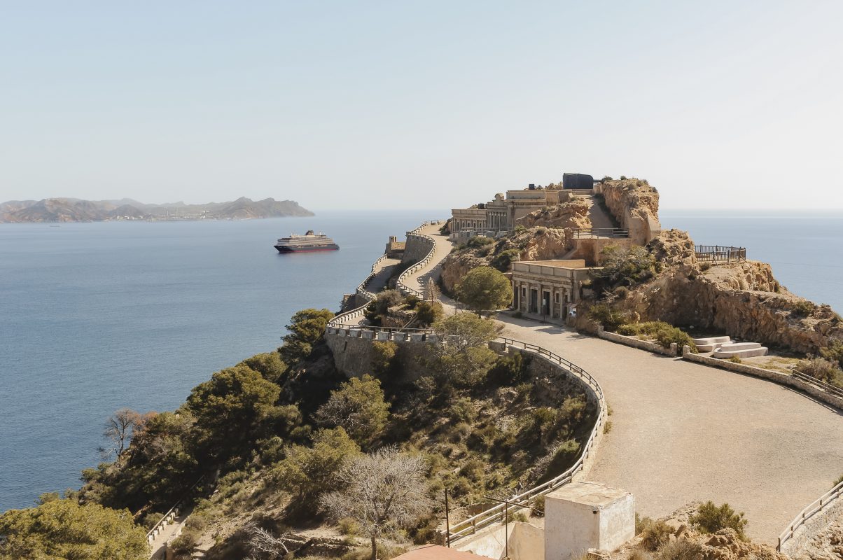 A Serene Mediterranean Ship in Destination Cartagena