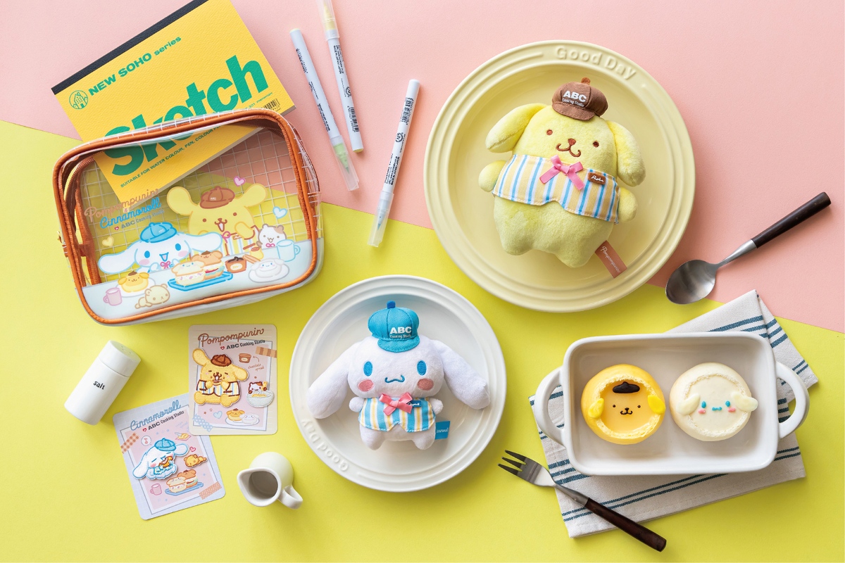 ABC Cooking Studio聯名布丁狗、大耳狗喜拿 台灣限定烘焙課程與周邊登場5