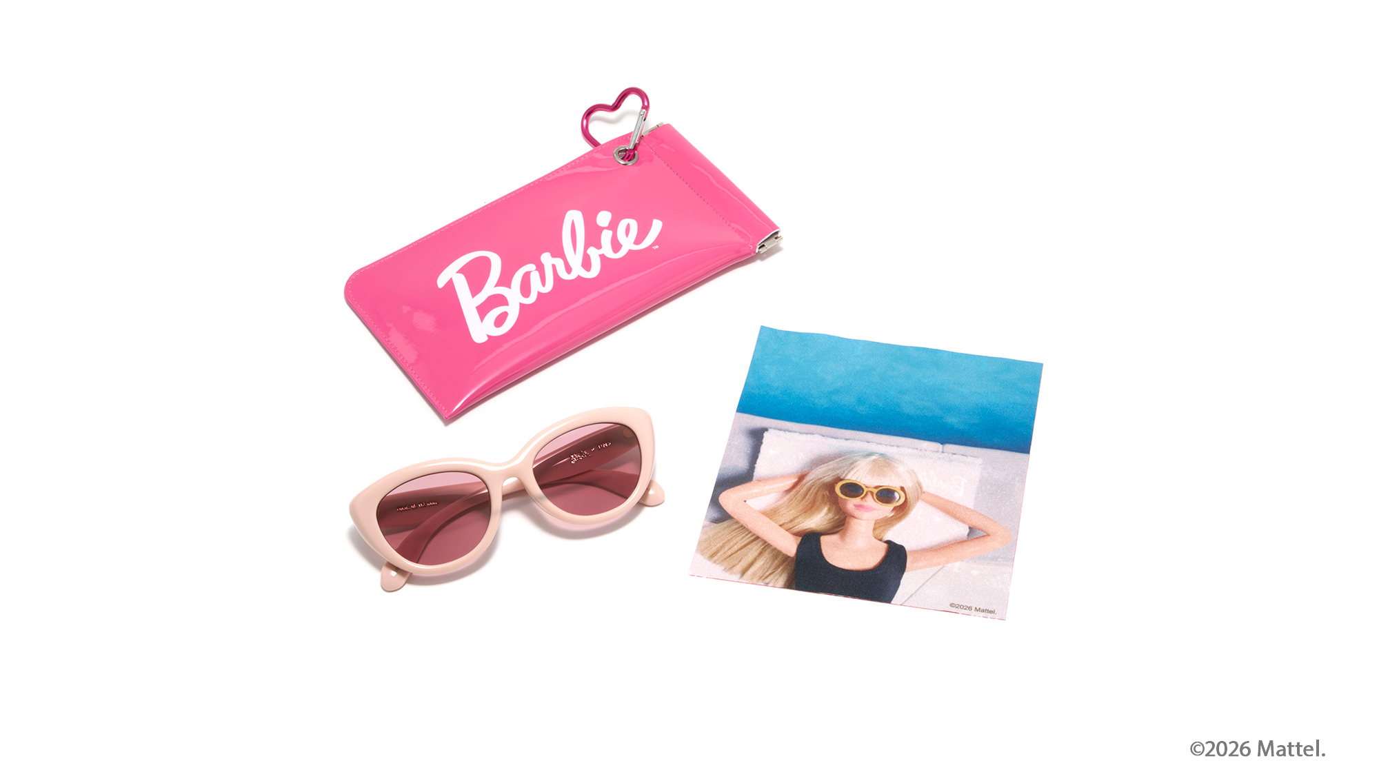 Barbie X JINS聯名墨鏡系列登場 貓眼框設計掀起夏日Barbiecore風潮 (3)