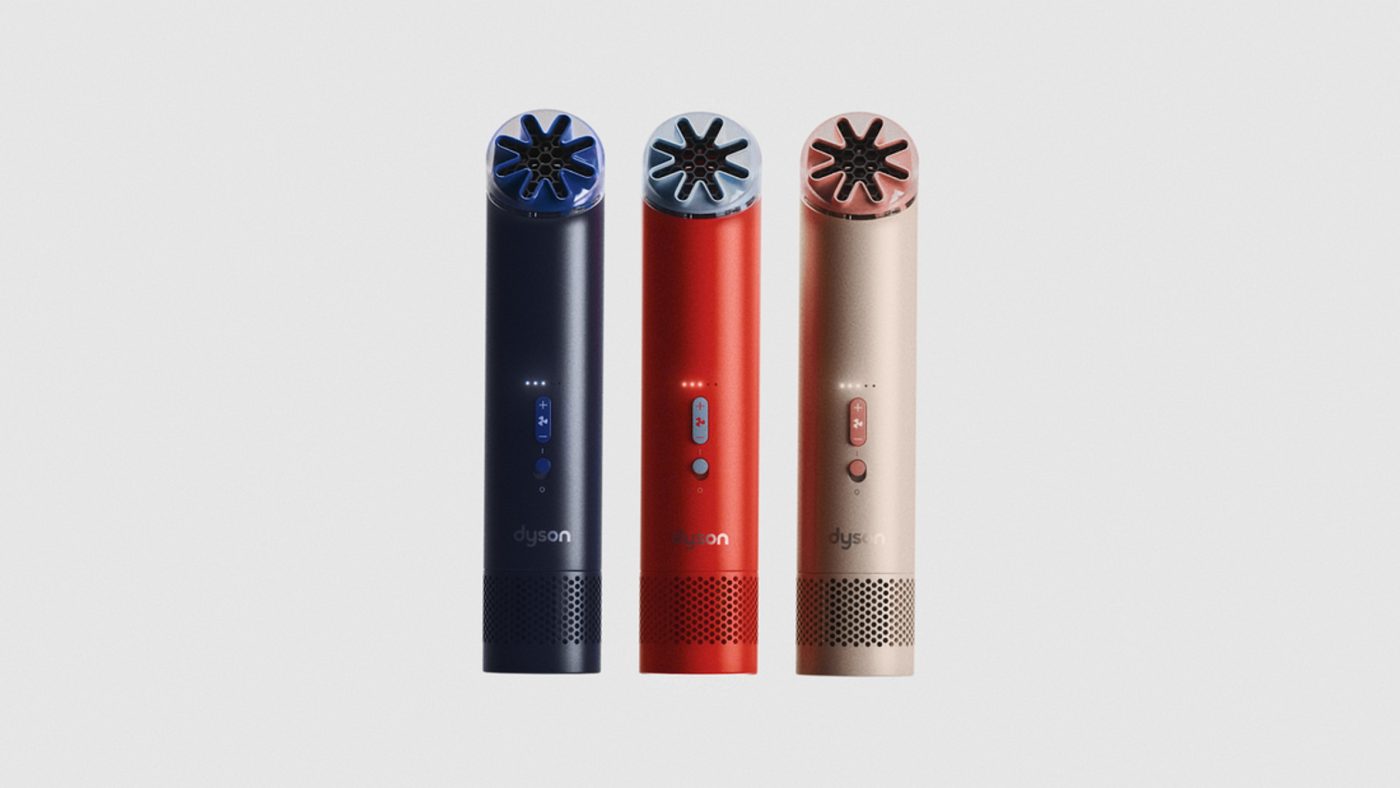 Dyson HushJet™ Mini Cool 迷你風扇 三款配色情境照 1