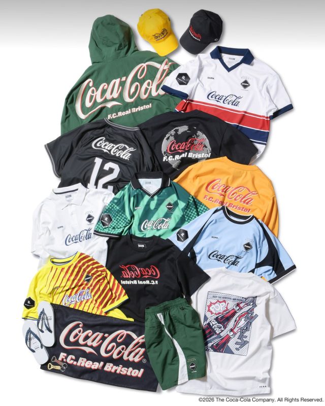 F.C.Real Bristol攜手Coca Cola推聯名系列 台北限定快閃店同步登場1