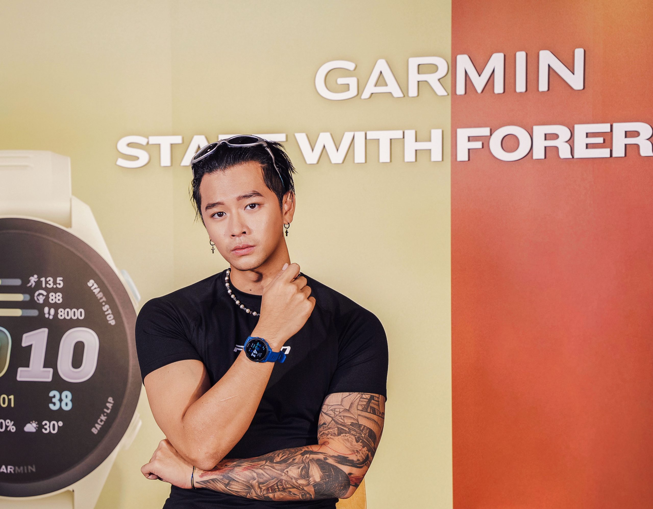Garmin Forerunner 170與70掀輕跑熱潮　高爾宣OSN、PIZZALI領跑都會社交新風格 (2)
