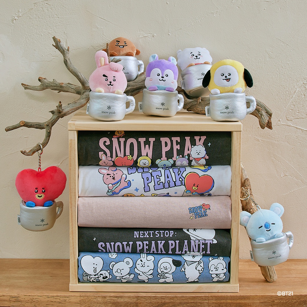 Snow Peak X BT21限定聯名登台　雪峰鈦杯吊飾與韓系服飾同步開賣 (23)