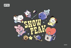 Snow Peak x BT21限定聯名登台　雪峰鈦杯吊飾與韓系服飾同步開賣