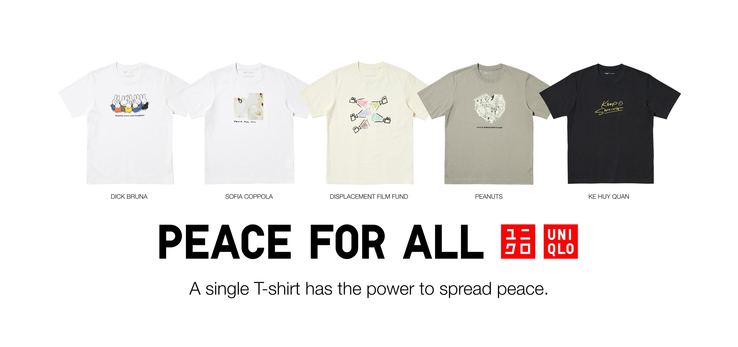UNIQLO PEACE FOR ALL再添五款慈善T恤 6月19日登場累計捐款突破30億日圓 5 scaled