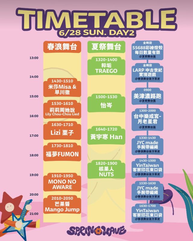 春浪音樂節改至圓滿戶外劇場登場補償方案公開3