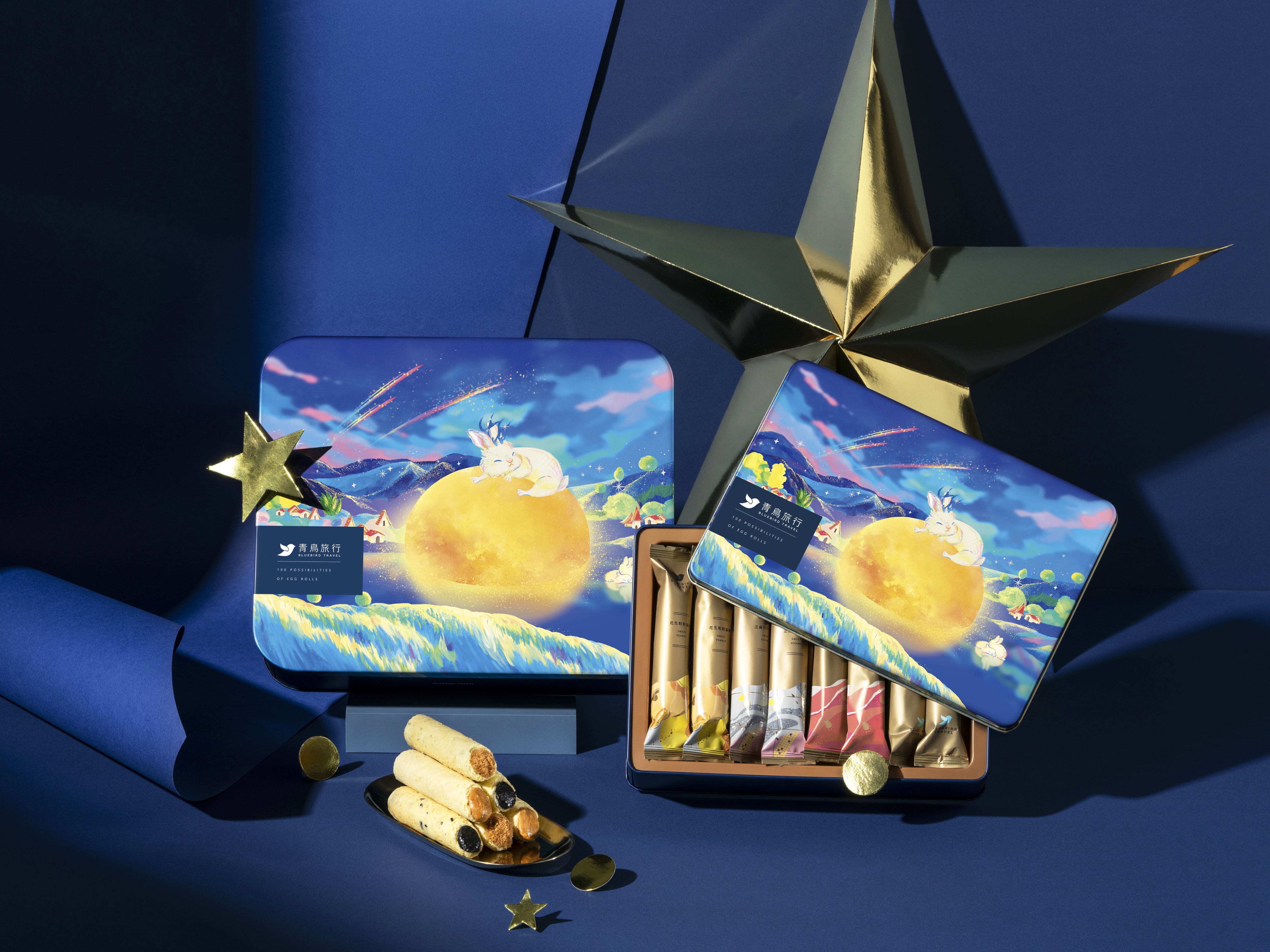 Bluebirdtravel Midautumn Gift Redtea Pomelo Eggroll (1)
