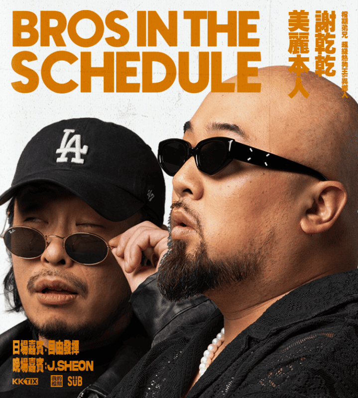 bros in the schedule concert workpass ticket2