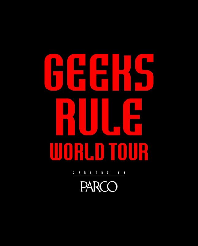 geeks rule world tour parco anime shirts7