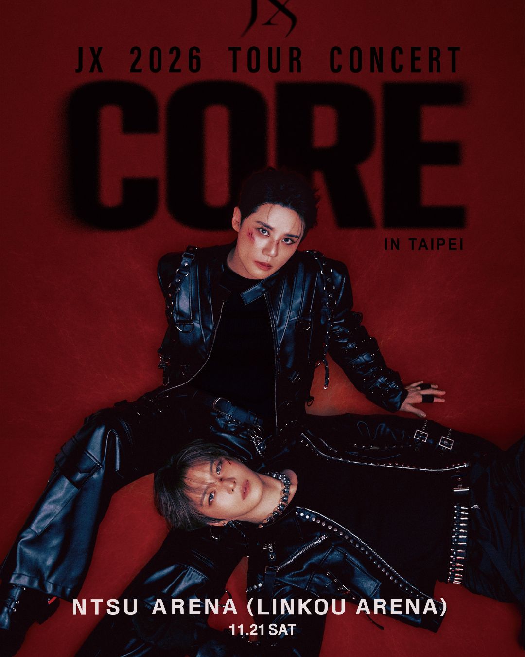 JX金在中金俊秀《CORE》台北演唱會11月林口登場睽違12年合體