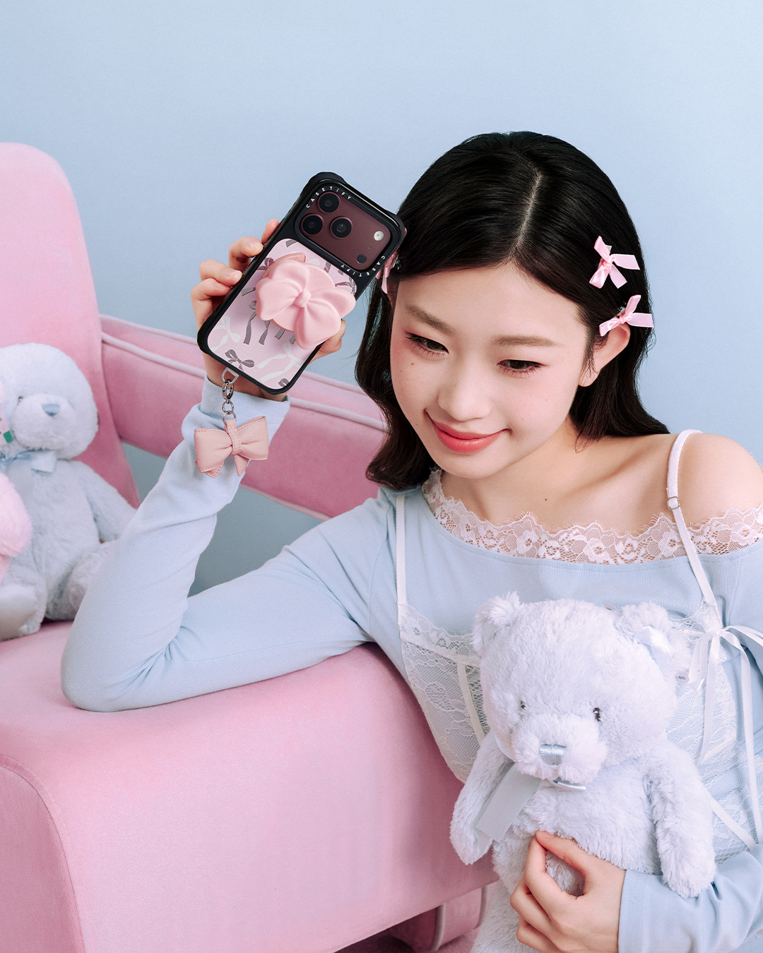 Casetify Line Dog Bow Collection Accessories (2)