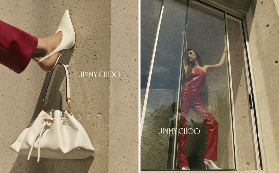 JIMMY CHOO 2026靈感衣櫥系列登場！Devon Lee Carlson演繹經典鞋包與個人時尚風格